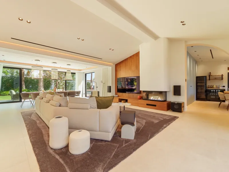 Bali style modern villa for sale in Puerto Banus Marbella