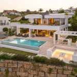 Frontline golf luxury villa for sale in Nueva Andalucia, Marbella with private gym 4
