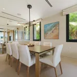 Frontline golf luxury villa for sale in Nueva Andalucia, Marbella with private gym 8