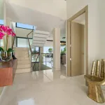 Frontline golf luxury villa for sale in Nueva Andalucia, Marbella with private gym 11