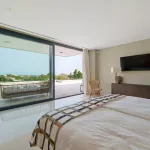 Frontline golf luxury villa for sale in Nueva Andalucia, Marbella with private gym 12