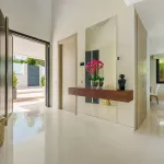 Frontline golf luxury villa for sale in Nueva Andalucia, Marbella with private gym 13