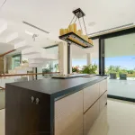 Frontline golf luxury villa for sale in Nueva Andalucia, Marbella with private gym 14