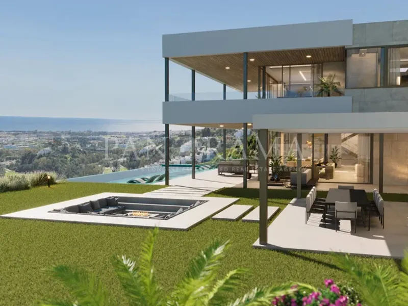 Villa Goya, a spectacular Mediterranean estate with panoramic sea views and private tennis court in El Madroñal