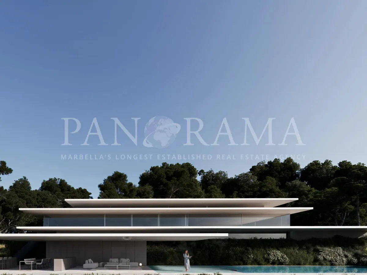 New project of a modern architectural masterpiece in Sotogrande