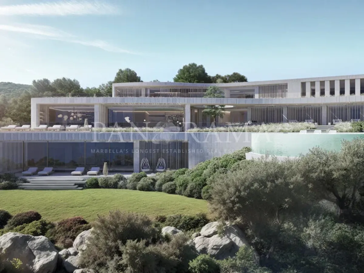 New project of a modern architectural masterpiece in Sotogrande
