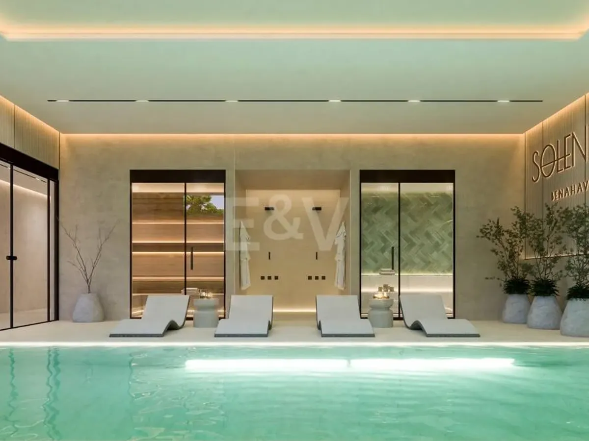 Garden Apartment with Panoramic Sea and Mountain Views in a Luxury Urbanization