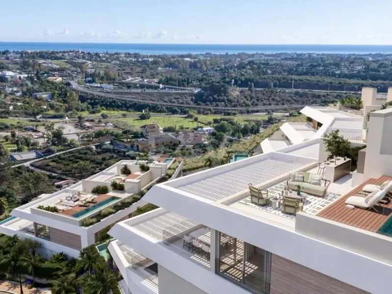 New-Build Penthouse with Sea-View Terraces, Private Rooftop Leisure Level and Resort-Style Facilities