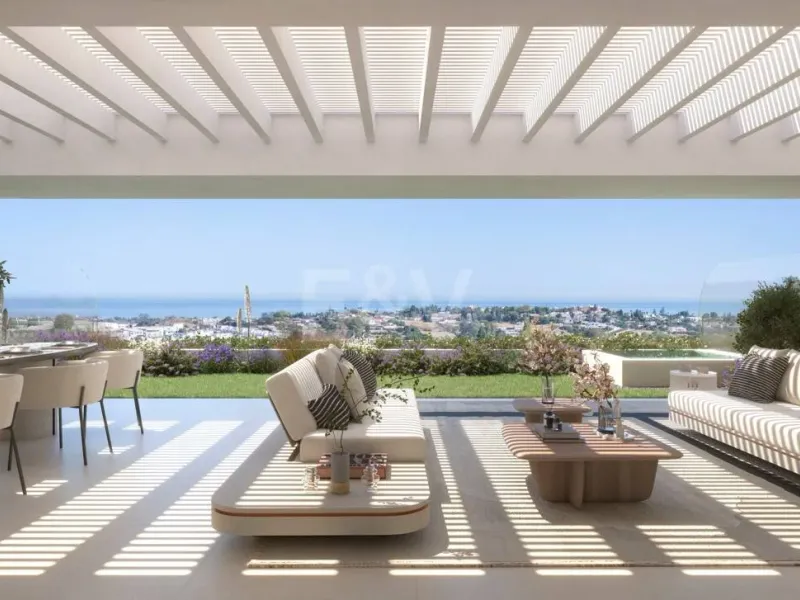 New-Build Penthouse with Sea-View Terraces, Private Rooftop Leisure Level and Resort-Style Facilities