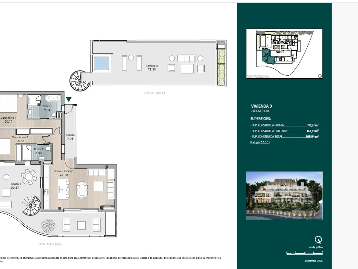 Contemporary Penthouse with Spacious Rooftop Terrace and Private Plunge Pool