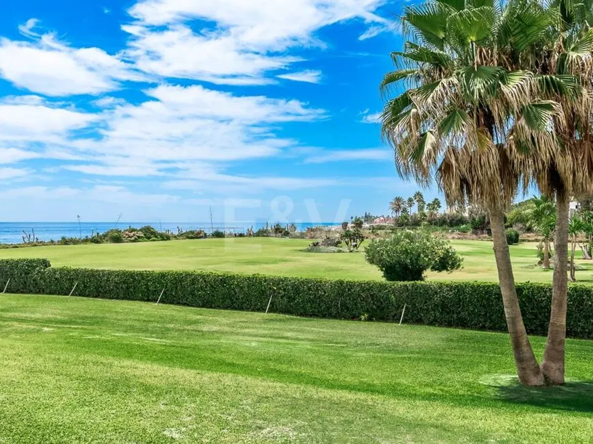 Frontline Guadalmina Beachside Beach Plot with Villa in Marbella