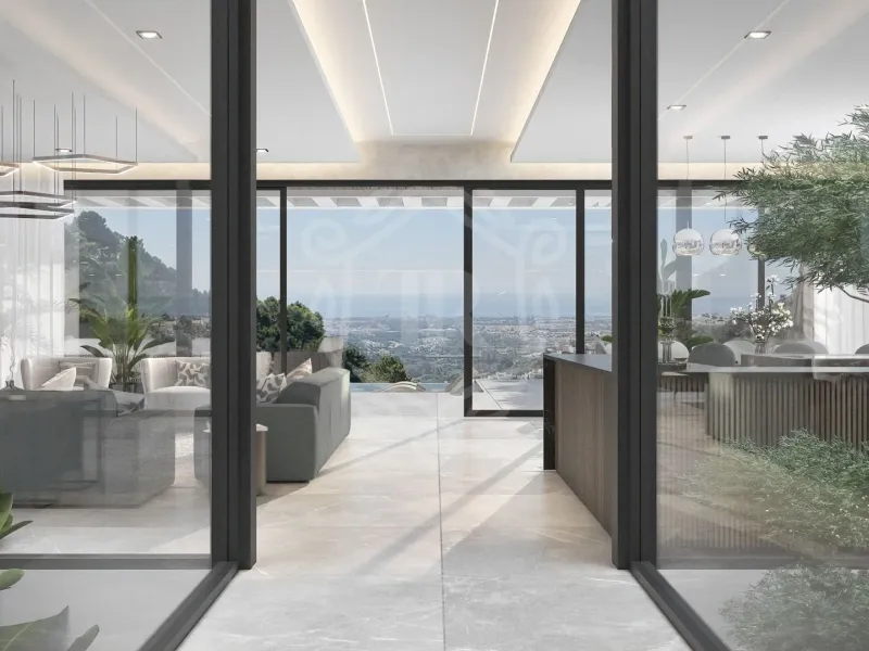 Exquisite Six-Bedroom Villa with Panoramic Views in El Madroñal, Benahavis