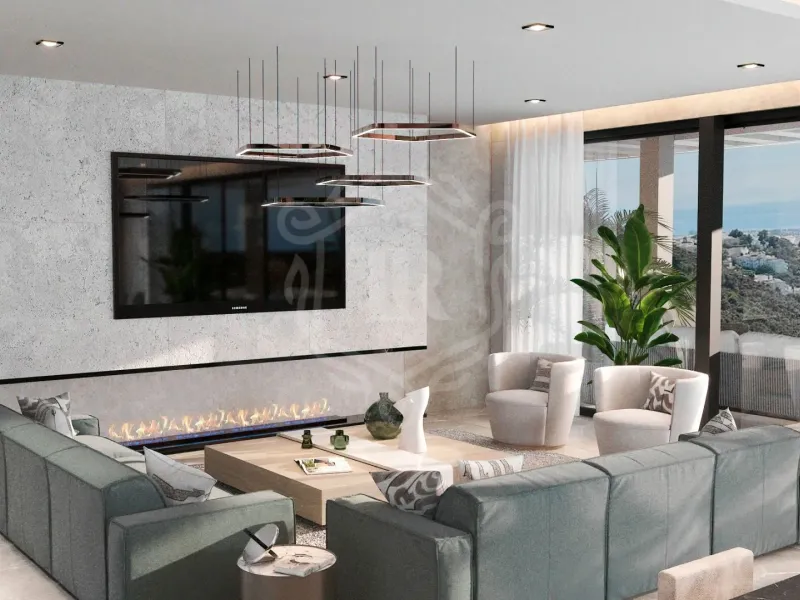 Exquisite Six-Bedroom Villa with Panoramic Views in El Madroñal, Benahavis