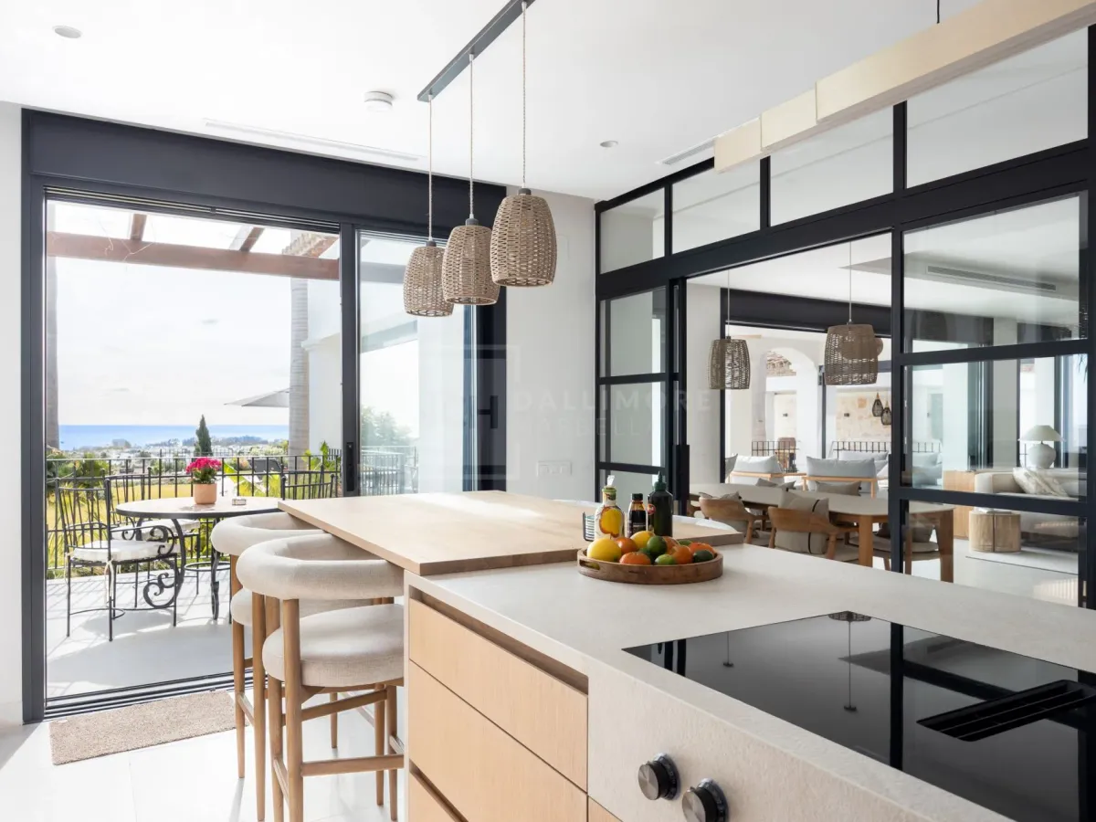 Exquisite Modern Andalusian Masterpiece with Panoramic Sea Views – Los Flamingos, Benahavís