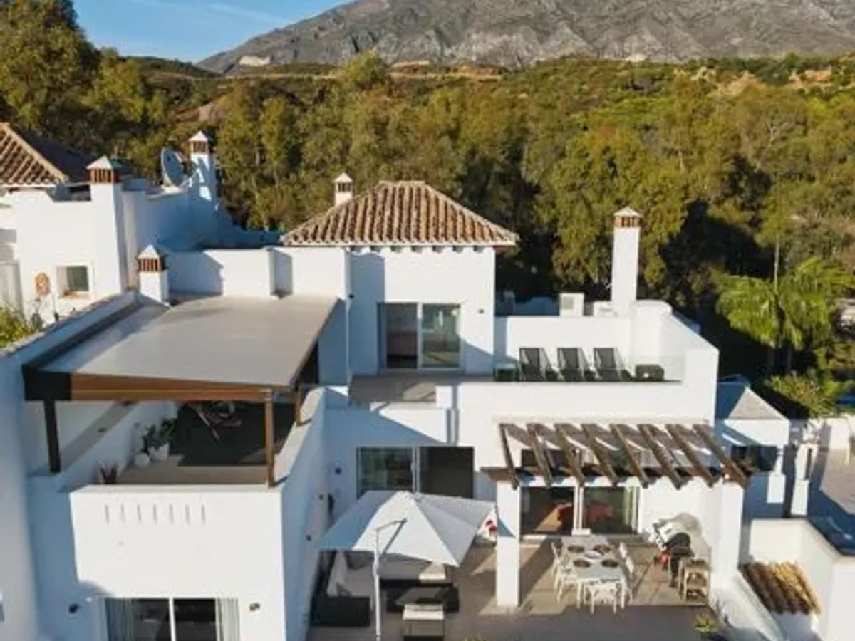 Modern design townhouse with sea views in Aloha, Marbella