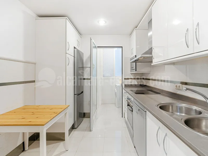 Elegant two-bedroom, beachfront apartment, located in the prestigious Jardin del Mediterráneo, Golden Mile Marbella