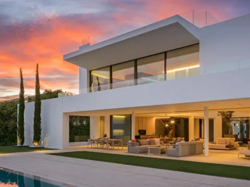 Contemporary Sea-View Villa Project in a Gated Community on Marbella’s Golden Mile
