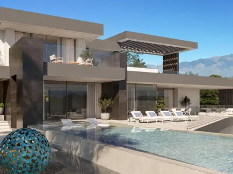Eight O Three -Exquisite modern luxury villa with panoramic views in high-end Marbella Club Golf Resort, Benahavis
