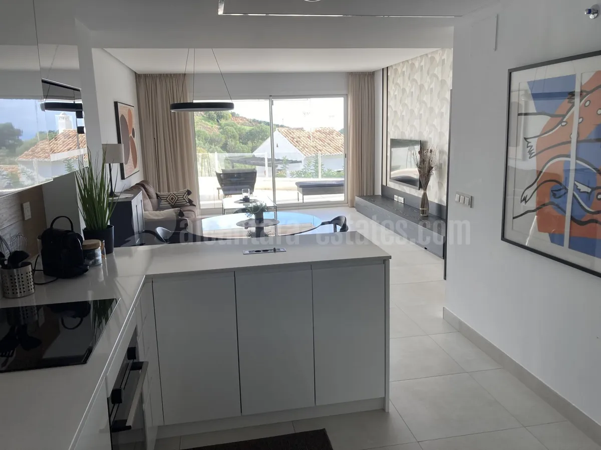 Rare opportunity ELEMENTS - Altos de Los Monteros / New construction from 2022, 1 room bijou 58m2 like first occupancy fully furnished with sea views