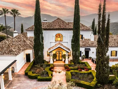 Casa Terregles - High-end mansion with Andalusian charm, panoramic views and luxury amenities in La Zagaleta, Benahavis