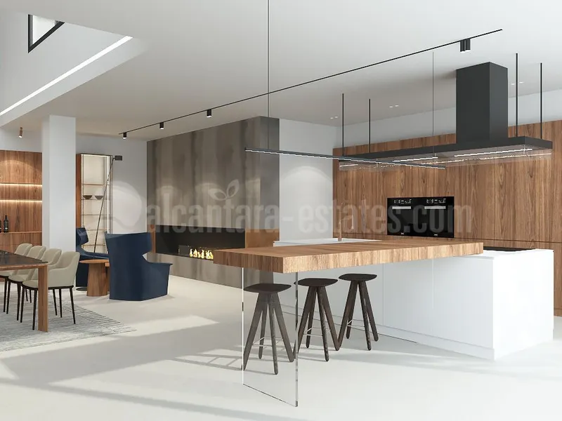 Plot and Project for contemporary villa of 1146 square metres built area in Puerto Banus´ best location