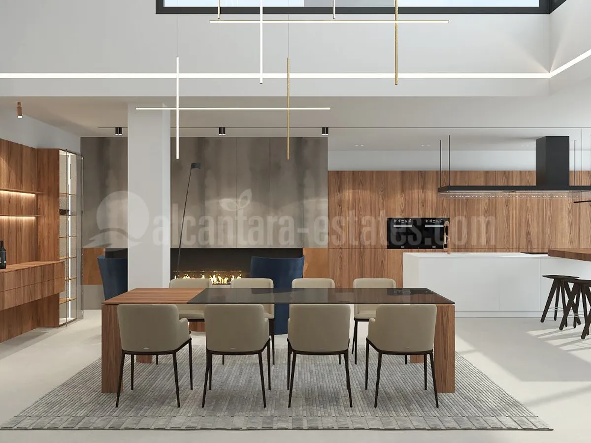 Plot and Project for contemporary villa of 1146 square metres built area in Puerto Banus´ best location