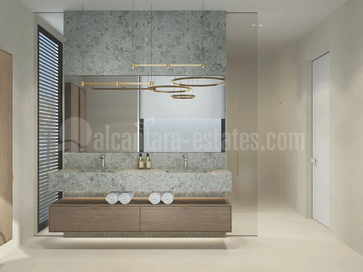 Plot and Project for contemporary villa of 1146 square metres built area in Puerto Banus´ best location