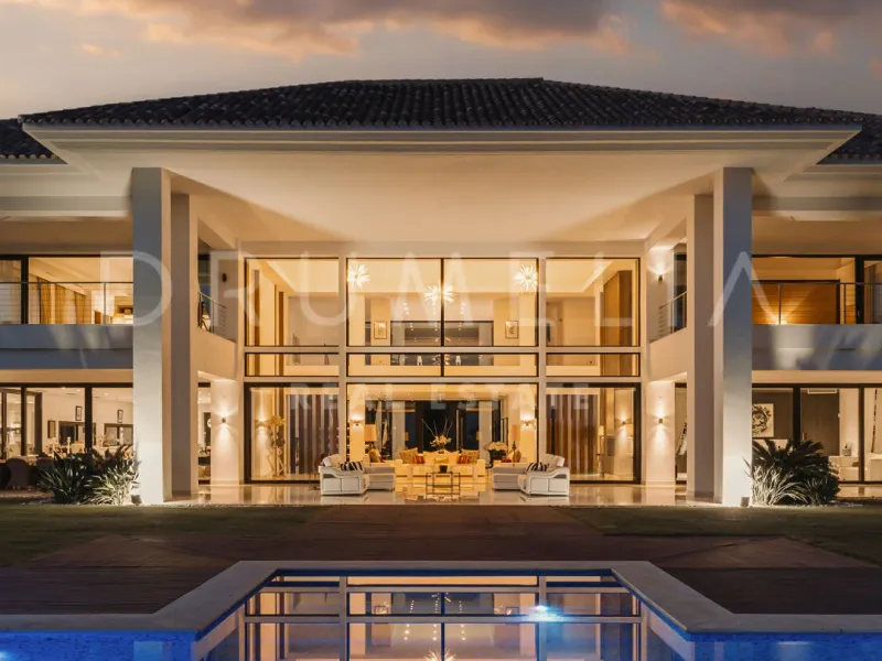 Villa Shiro: Truly Breath-taking Modern Mansion with Wow-Factor in High-End La Zagaleta, Benahavis