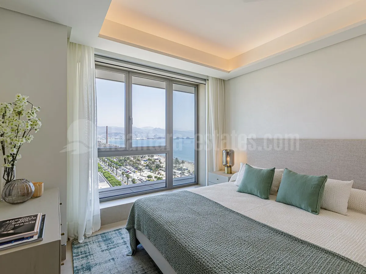 Apartment with incredible views for sale in Malaga Towers