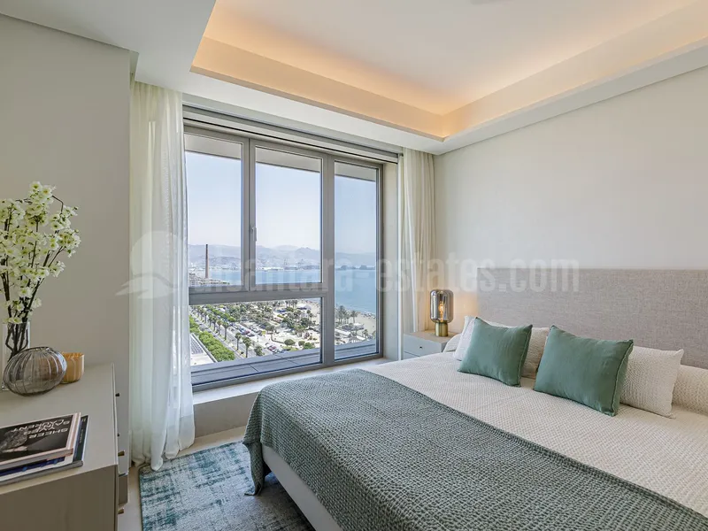 Apartment with incredible views for sale in Malaga Towers