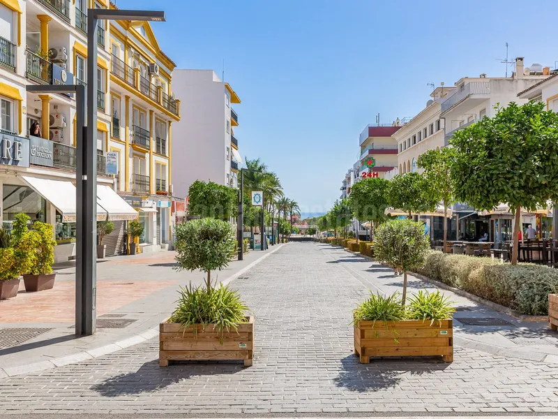 Fully renovated penthouse apartment with fantastic sea views in centre of San Pedro de Alcantara