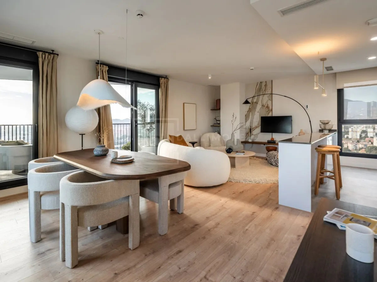 PENTHOUSE WITH VIEWS OVER MALAGA CITY ON THE 29TH FLOOR