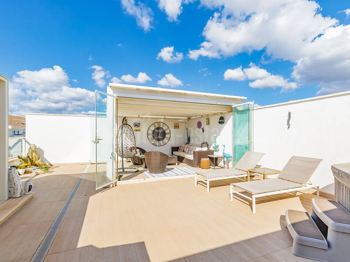 Penthouse with solarium on San Pedro Beach