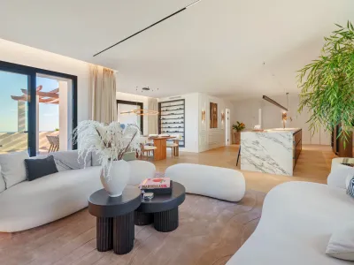 Luxury Duplex Penthouse with Private Pool and Panoramic Sea Views in Nueva Andalucía