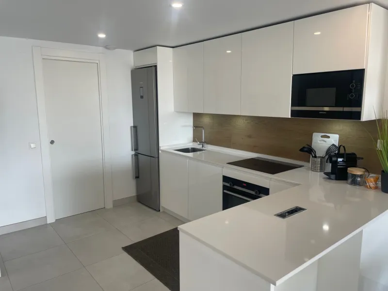 Rare opportunity in recent built ELEMENTS – Altos de Los Monteros. Fully furnished apartment with sea views!