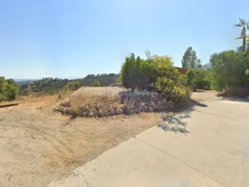 Rustic plot with panoramic sea views