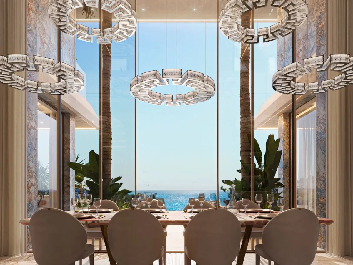 An iconic custom residence featuring Versace home design in Ocho de Oro, Marbella