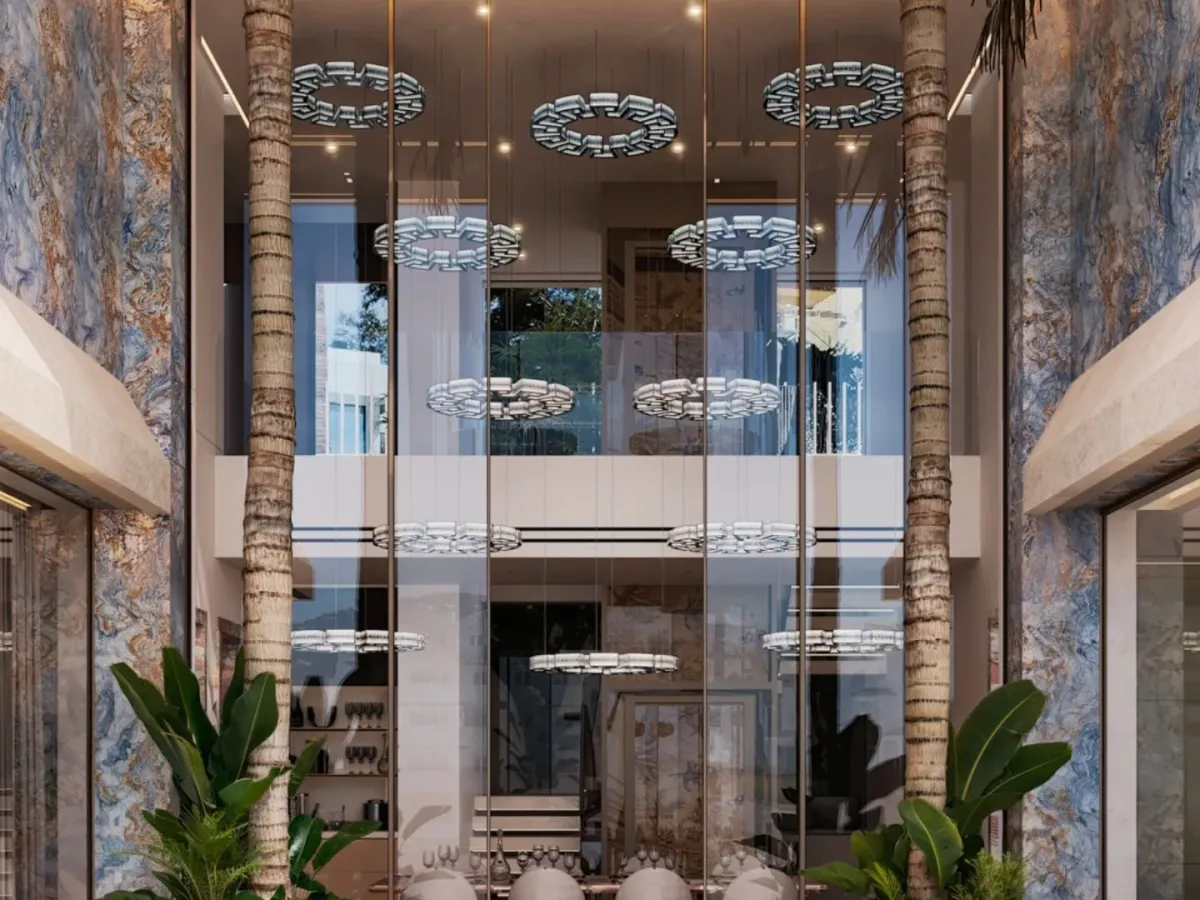 An iconic custom residence featuring Versace home design in Ocho de Oro, Marbella