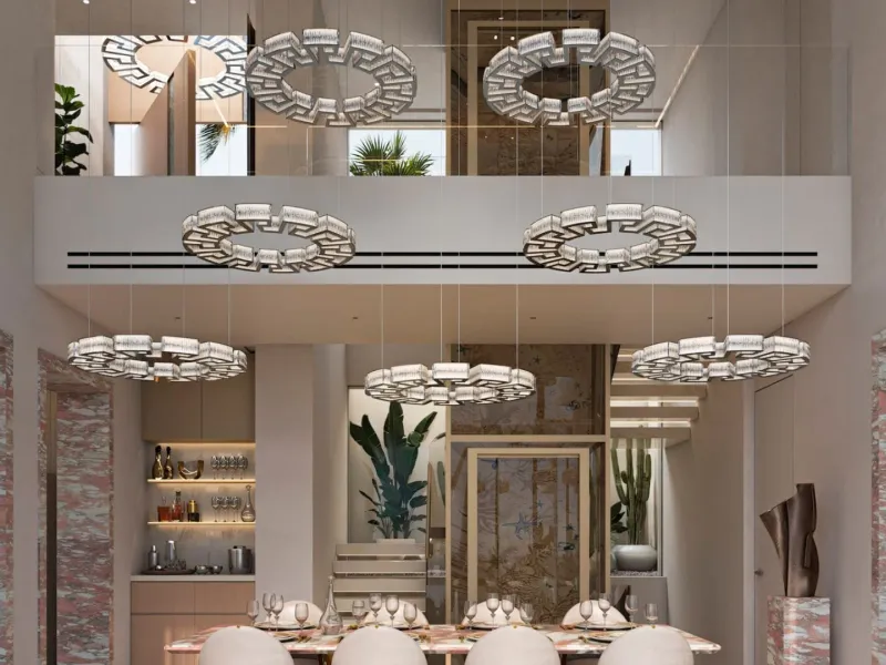 An iconic custom residence featuring Versace home design in Ocho de Oro, Marbella