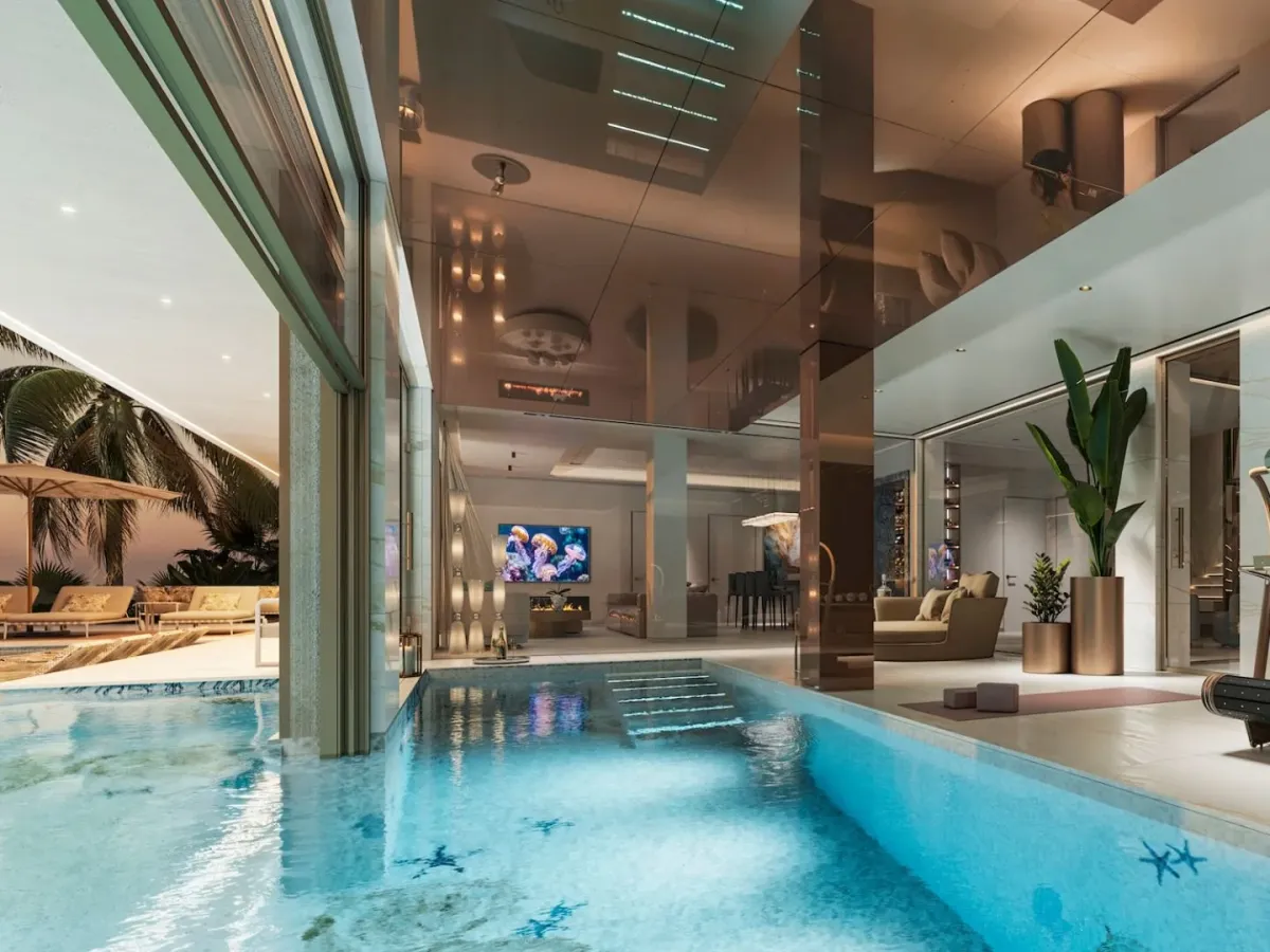 An iconic custom residence featuring Versace home design in Ocho de Oro, Marbella