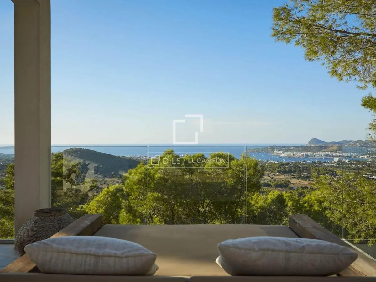 Exclusive seafront villa with sea access for sale in Ibiza Town