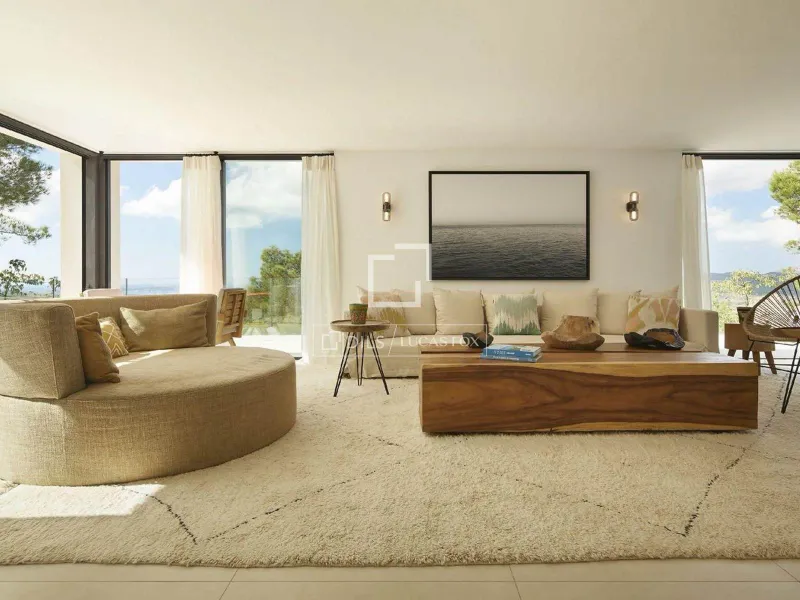 Exclusive seafront villa with sea access for sale in Ibiza Town