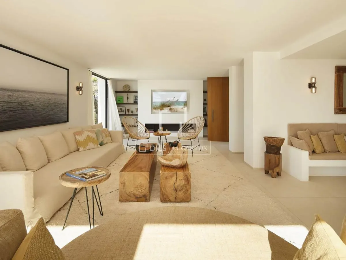 Exclusive seafront villa with sea access for sale in Ibiza Town