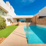 Modern new build villa with sea and sunset views for sale near Cala Conta, Ibiza 5