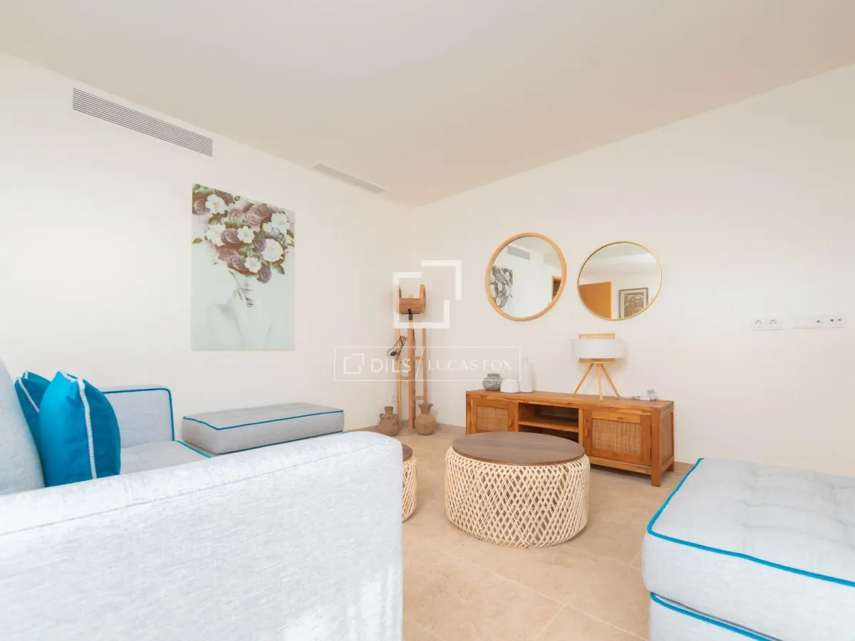 Modern new build villa with sea and sunset views for sale near Cala Conta, Ibiza