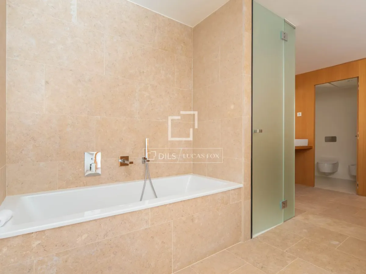 Modern new build villa with sea and sunset views for sale near Cala Conta, Ibiza