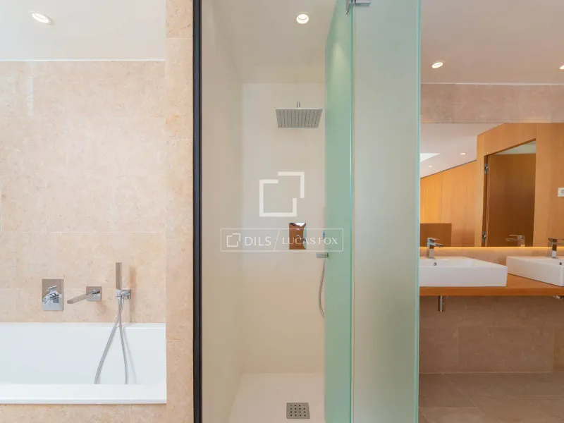 Modern new build villa with sea and sunset views for sale near Cala Conta, Ibiza