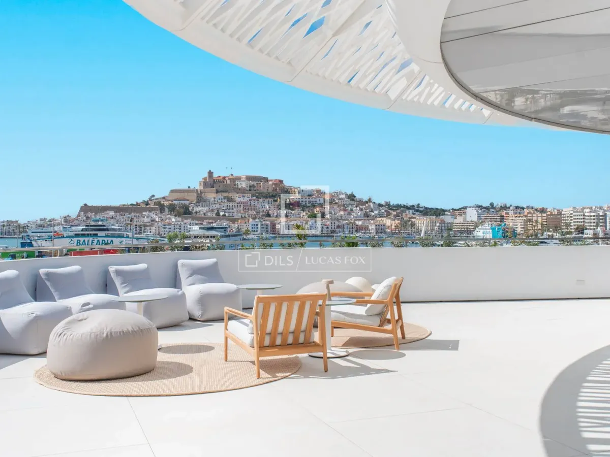 New build 3 Bedroom apartment with 355m² terrace for sale in Ibiza Town