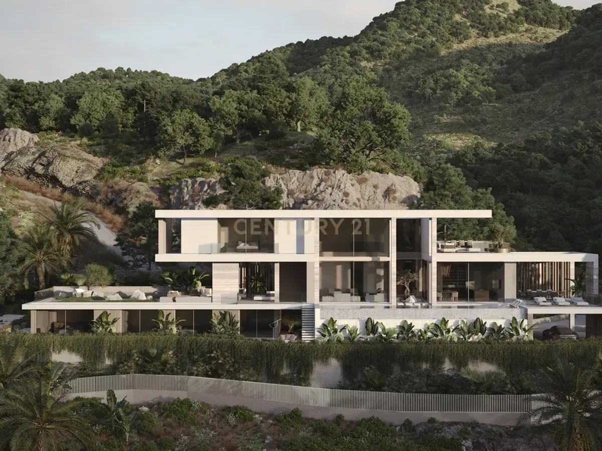 Una exclusiva residencia moderna en las colinas de Benahavís