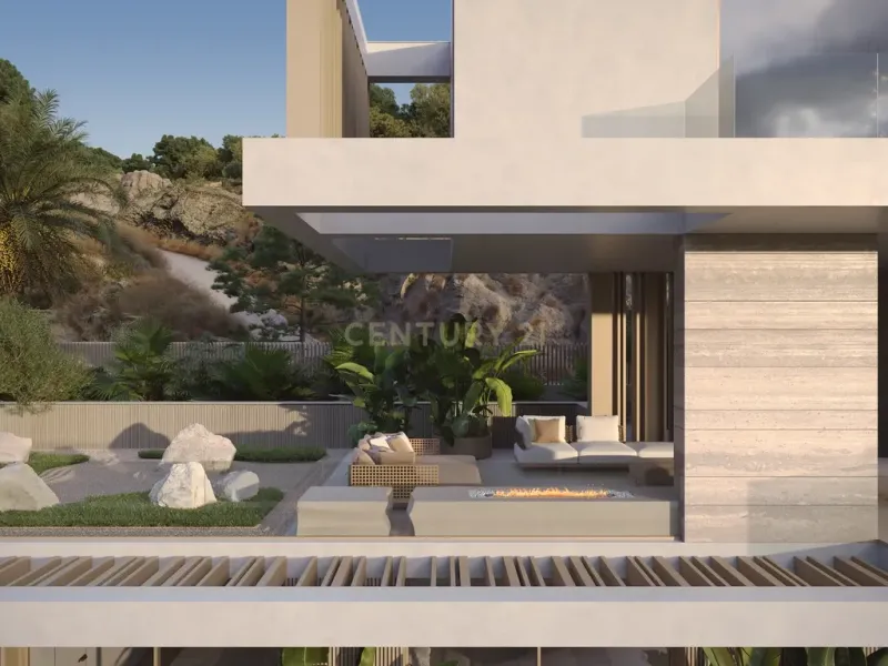 Una exclusiva residencia moderna en las colinas de Benahavís